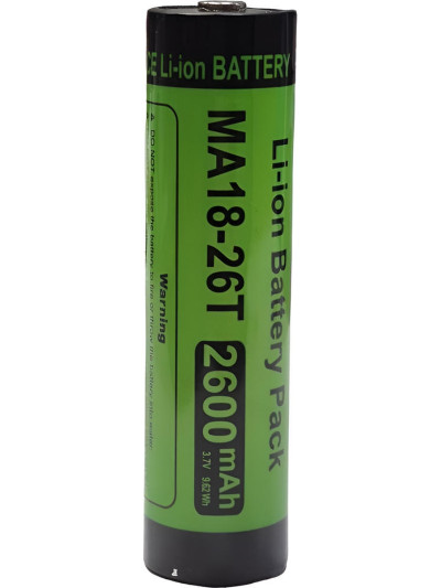 Аккумулятор 18650 Zarrumi MA18-26T (2600mAh, разъем Type-C)