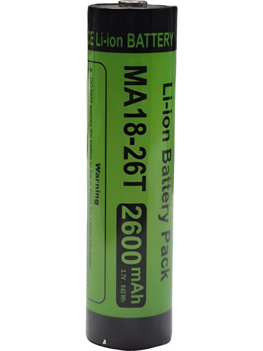 Аккумулятор 18650 Zarrumi MA18-26T (2600mAh, разъем Type-C)