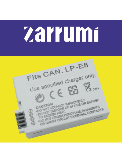 Аккумулятор Zarrumi LP-E8 (аналог Canon LP-E8)