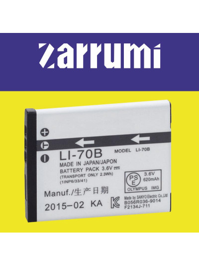 Аккумулятор Zarrumi Li-70b (аналог Olympus Li-70b)