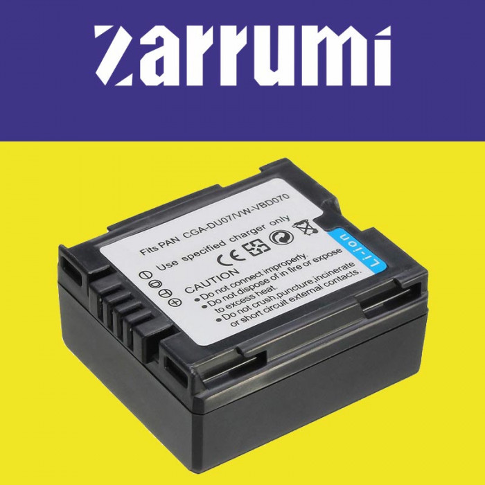 Аккумулятор Zarrumi DU07 (аналог Panasonic CGA-DU07)