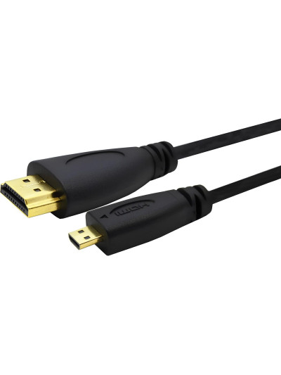 Кабель Rumi micro HDMI - HDMI 0.3 м, 4K 60Hz