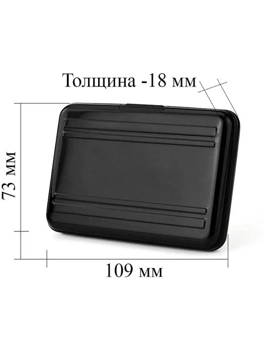 Металлический кейс для карт памяти SD/microSD Zarrumi CBS-4