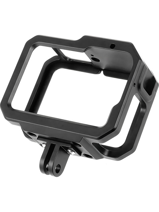 Металлическая рамка (клетка) Zarrumi MF-G13 для GoPro HERO9, GoPro HERO10, GoPro HERO11, GoPro HERO12, GoPro HERO13 с двойным креплением холодный башмак