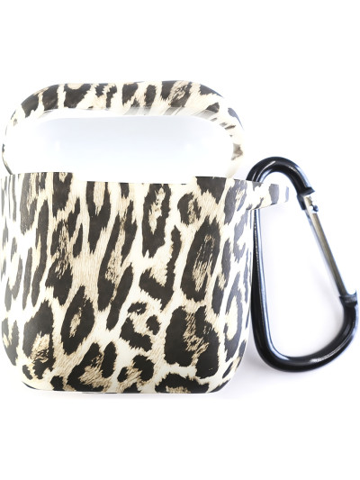 Силиконовый чехол Rumi Mixed для Apple AirPods 1/2 Леопард