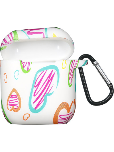 Силиконовый чехол Rumi Mixed для Apple AirPods 1/2 Сердце