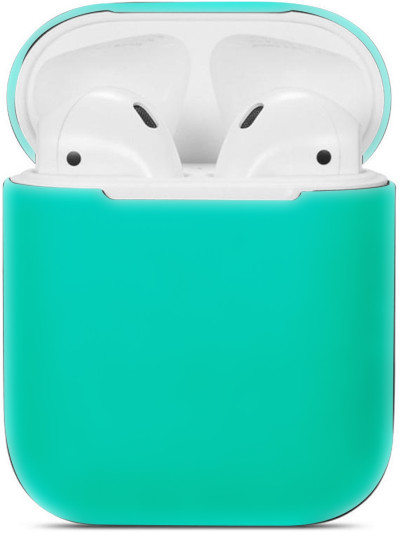 Силиконовый чехол Rumi для Apple AirPods 1/2 (мятный)
