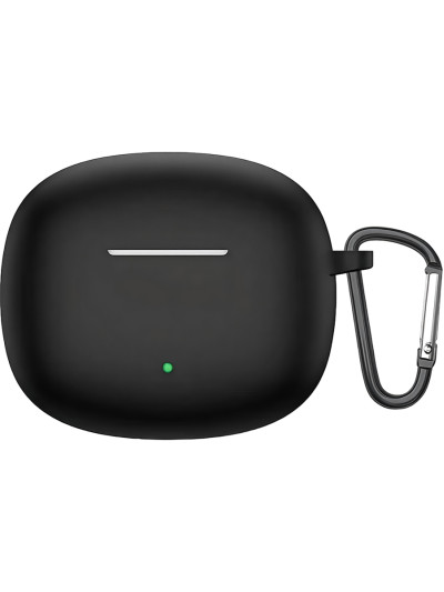 Силиконовый чехол Rumi для Honor Choice Moecen Earbuds X3 Lite (черный)