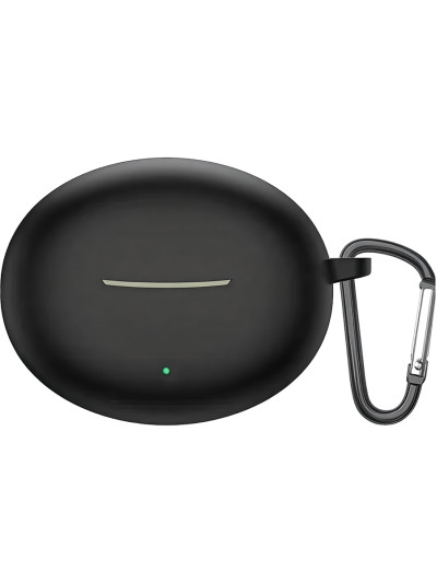 Силиконовый чехол Rumi для Honor Choice Moecen Earbuds X5 (черный)