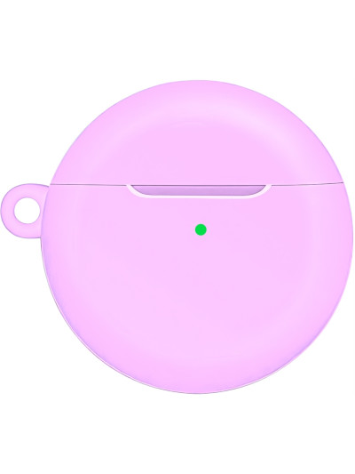 Силиконовый чехол Rumi для Huawei Freebuds 4 (розовый кварц)