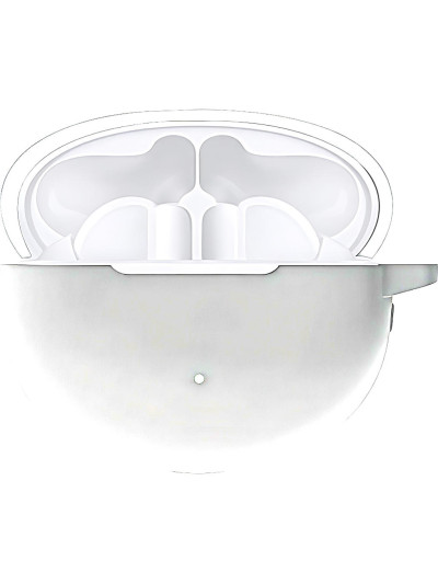 Силиконовый чехол Rumi для Huawei Freebuds 4i (белый)