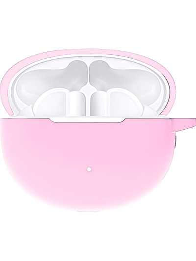 Силиконовый чехол Rumi для Huawei Freebuds 4i (розовый)