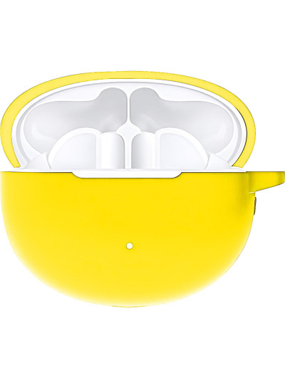 Силиконовый чехол Rumi для Huawei Freebuds 4i (желтый)