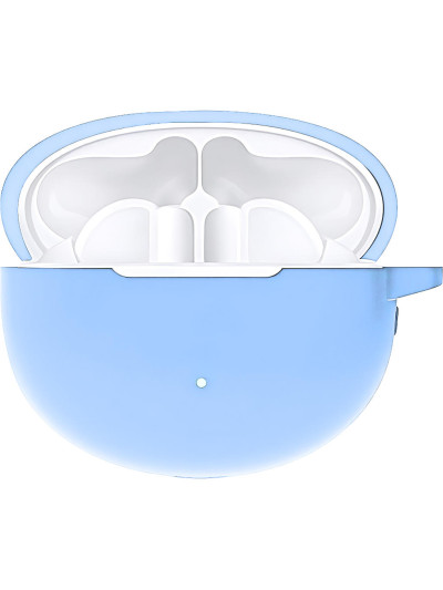 Силиконовый чехол Rumi для Huawei Freebuds 4i (васильковый)