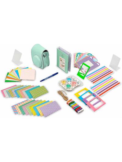 Набор аксессуаров Rumi Cloud Dreams для Instax mini 12/11 (10 в 1, зеленый)