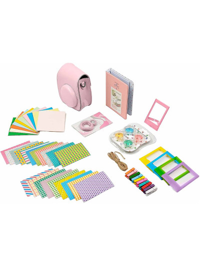 Набор аксессуаров Rumi Life Style для Instax mini 12/11 (7 в 1, розовый)