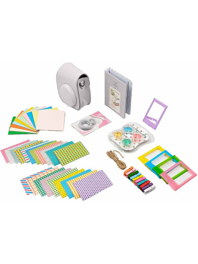 Набор аксессуаров Rumi Life Style для Instax mini 12/11 (7 в 1, белый)