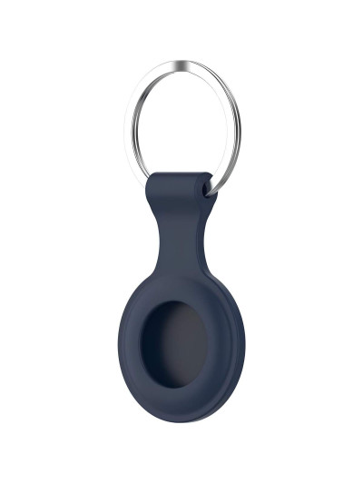 Силиконовый чехол Rumi для метки Apple Airtag Темно-синий