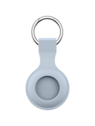Силиконовый чехол Rumi для метки Apple Airtag Светло-голубой