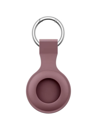 Силиконовый чехол Rumi для метки Apple Airtag Коричневый