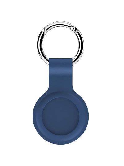 Чехол Rumi для метки Apple Airtag (темно-синий)