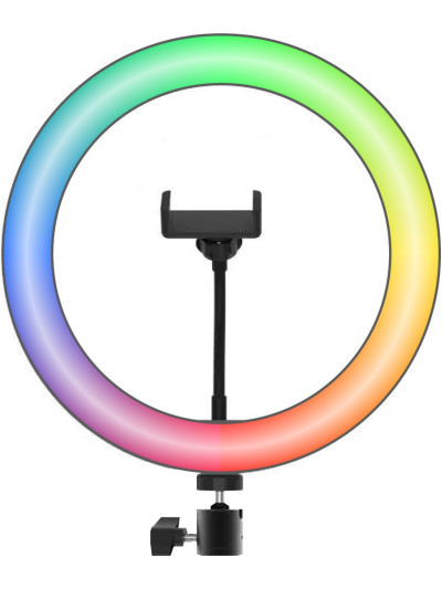 Кольцевая цветная светодиодная RGB лампа 26 см Zarrumi ColorRing L26