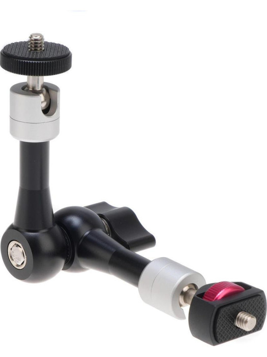 Шарнирный кронштейн с держателями под резьбу 1/4 дюйма Zarrumi Magic Arm 07 II