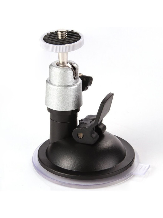 Присоска с резьбой 1/4'' Zarrumi HD-004S (серебристая)