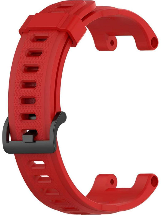 Силиконовый ремешок Rumi для Amazfit T-Rex Красный