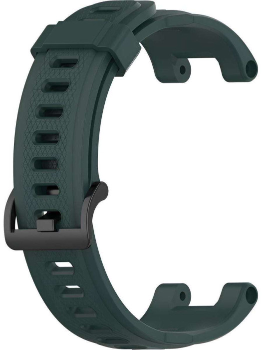 Силиконовый ремешок Rumi для Amazfit T-Rex Лесной зеленый