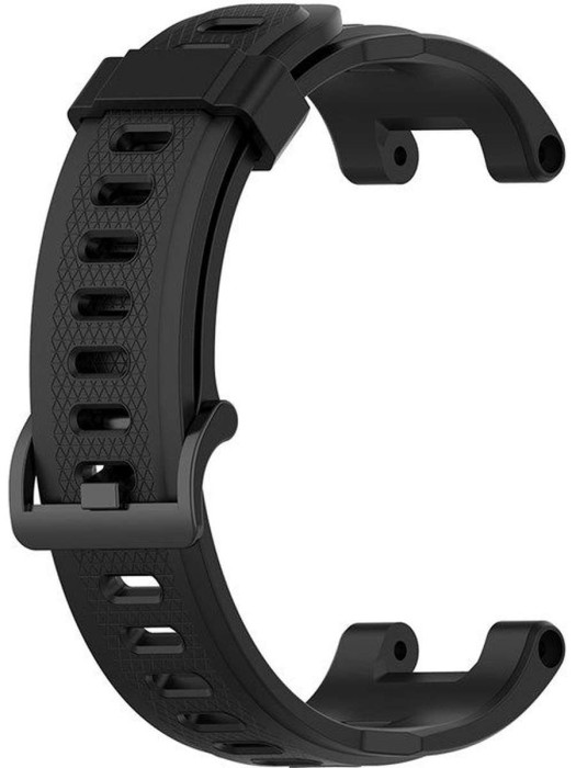 Силиконовый ремешок Rumi для Amazfit T-Rex Черный