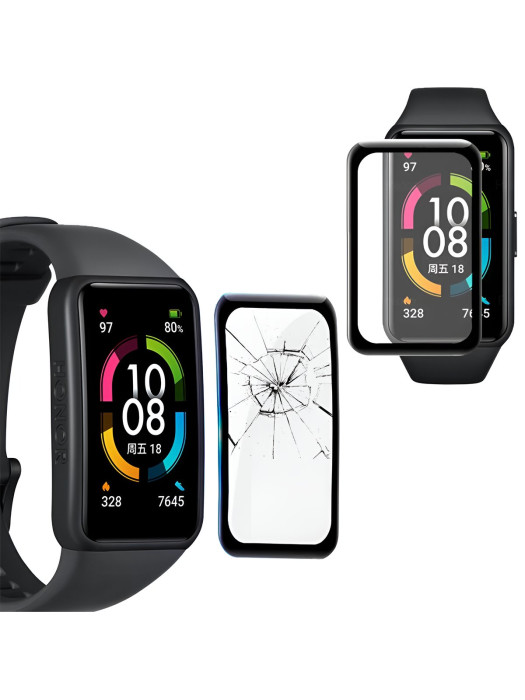 Защитное стекло Rumi Hybrid для Huawei Band 6, Honor Band 6