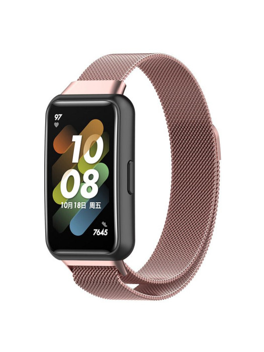 Металлический браслет Rumi Milanese loop для Huawei Band 7
