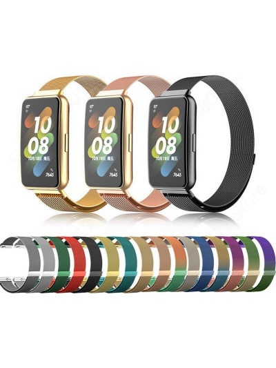 Металлический браслет Rumi Milanese loop для Huawei Band 7