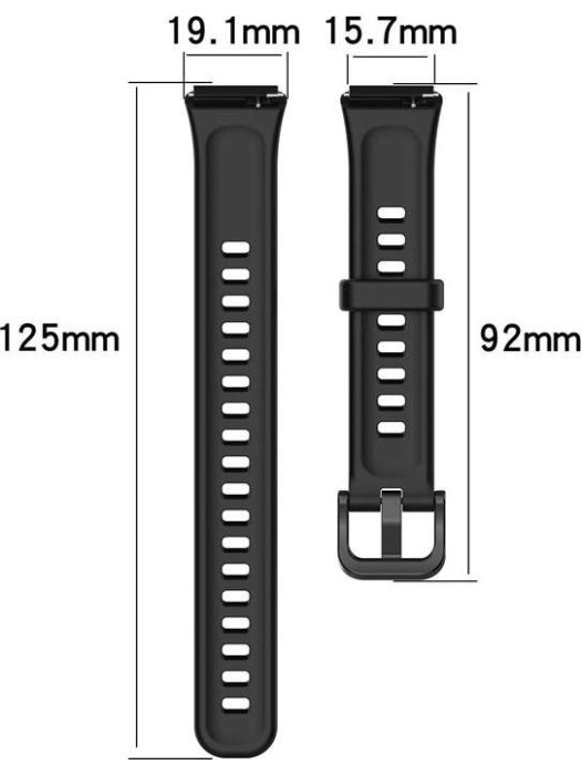 Силиконовый ремешок Rumi для Huawei Band 7
