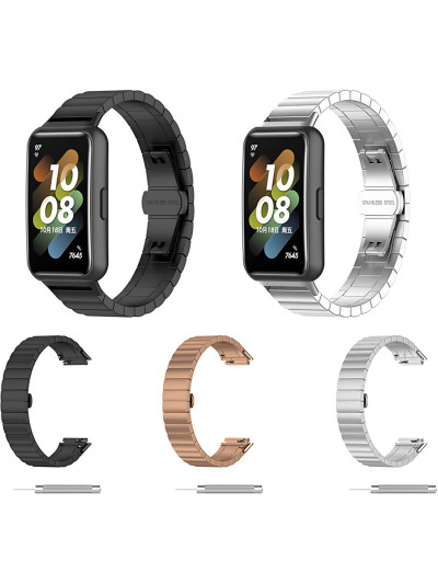 Металлический браслет Rumi Snake для Huawei Band 7