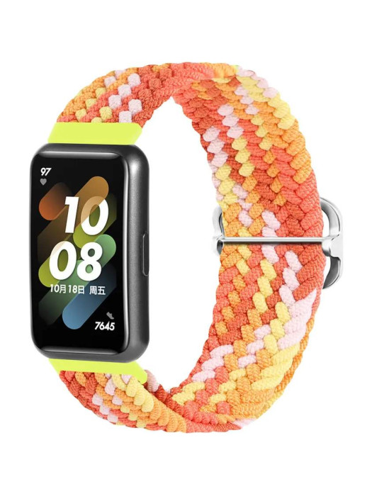 Ремешок из плетеного нейлона Rumi Wick для Huawei Band 7