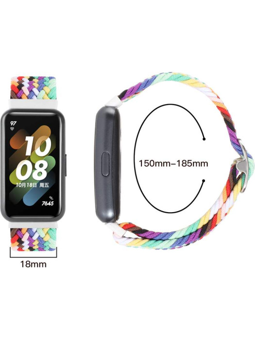 Ремешок из плетеного нейлона Rumi Wick для Huawei Band 7