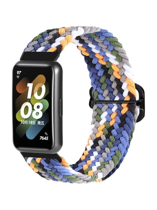 Ремешок из плетеного нейлона Rumi Wick для Huawei Band 7