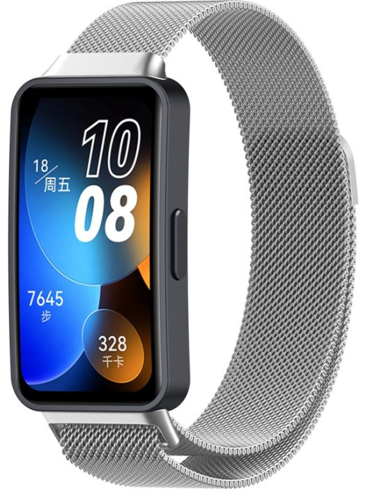 Металлический сетчатый браслет Rumi Milanese Loop для Huawei Band 8 / 9