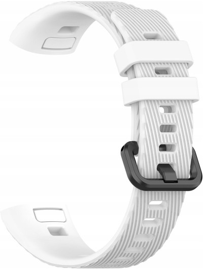 Силиконовый ремешок Rumi для Honor Band 4, Band 5 (белый)