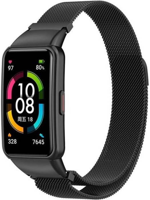 Металлический браслет Rumi Milanese loop для Huawei Band 6, Honor Band 6