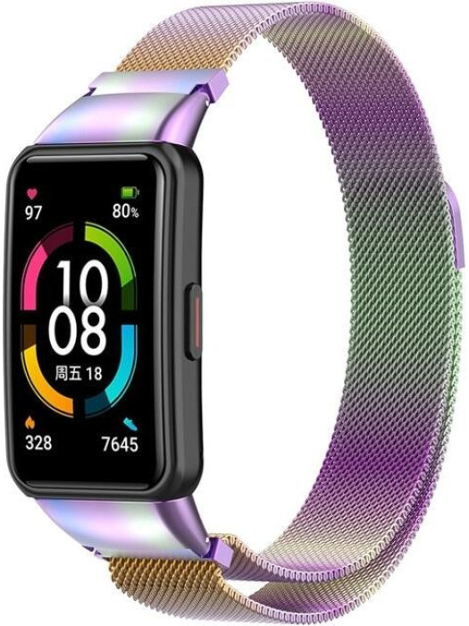 Металлический браслет Rumi Milanese loop для Huawei Band 6, Honor Band 6