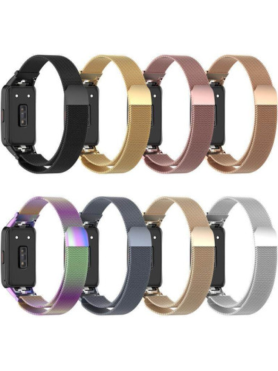 Металлический браслет Rumi Milanese loop для Huawei Band 6, Honor Band 6