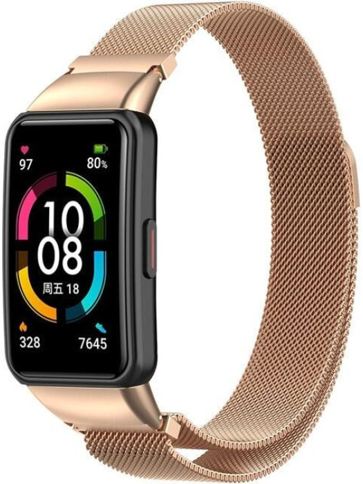 Металлический браслет Rumi Milanese loop для Huawei Band 6, Honor Band 6