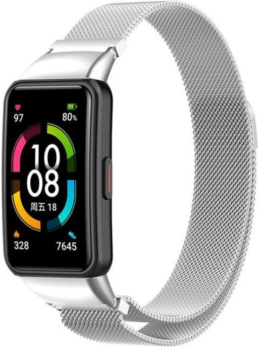 Металлический браслет Rumi Milanese loop для Huawei Band 6, Honor Band 6