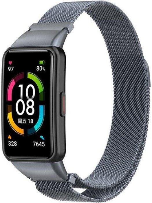 Металлический браслет Rumi Milanese loop для Huawei Band 6, Honor Band 6