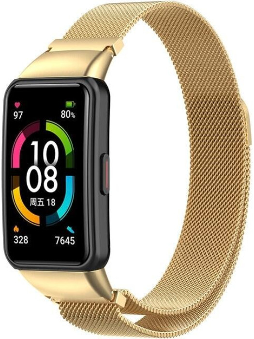 Металлический браслет Rumi Milanese loop для Huawei Band 6, Honor Band 6