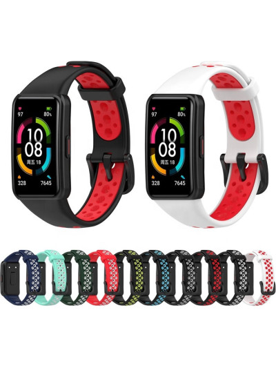 Силиконовый ремешок Rumi N-Style для Huawei Band 6, Honor Band 6