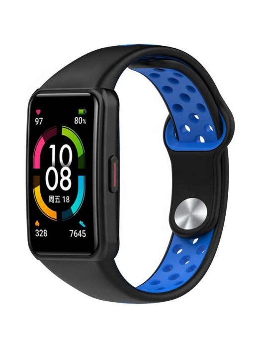 Силиконовый ремешок Rumi N-Style для Huawei Band 6, Honor Band 6